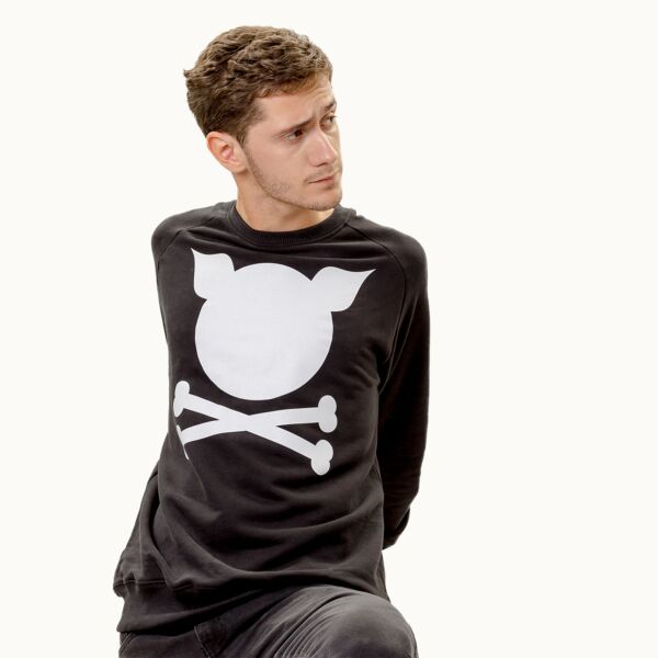 "Logo" Black Sweatshirt