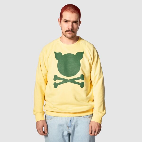 "Logo" Yellow Sweatshirt