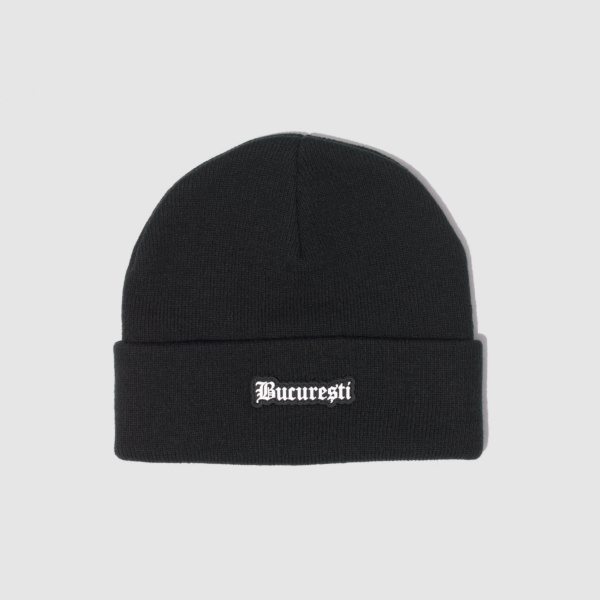 "`24 Bucuresti" Black Beanie