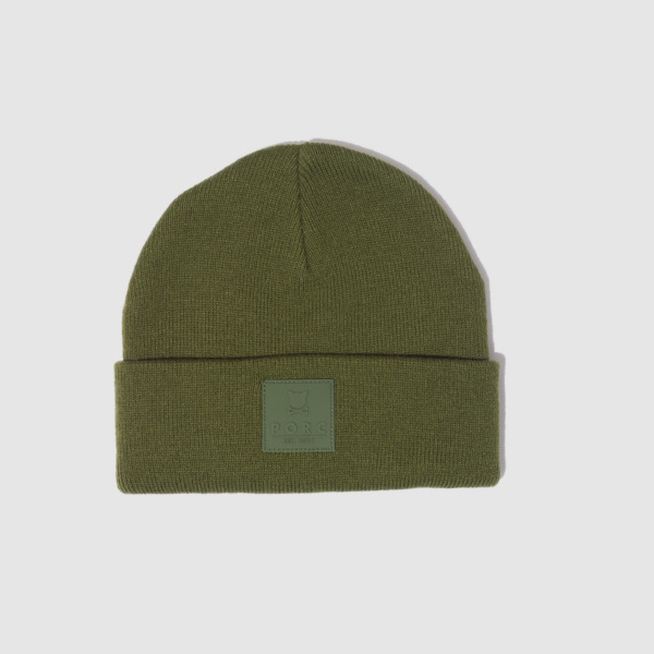 "Concealed" Olive Beanie