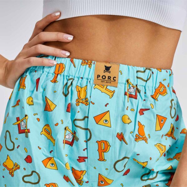 "Conspiracy" Multicolor Boxer Shorts