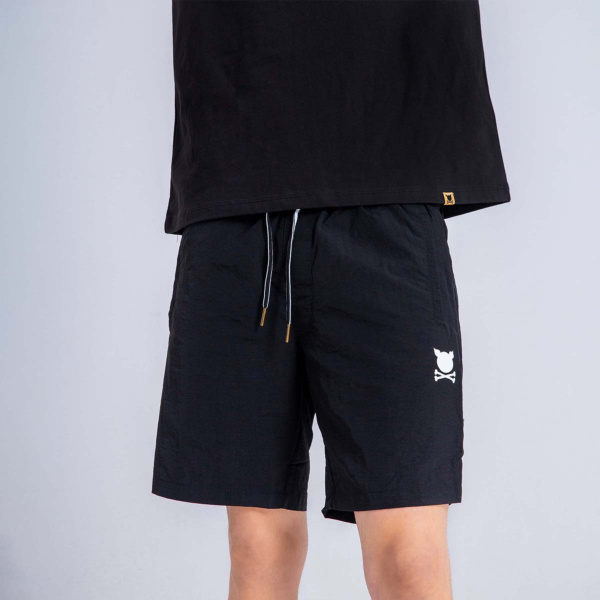"Container" Black Shorts