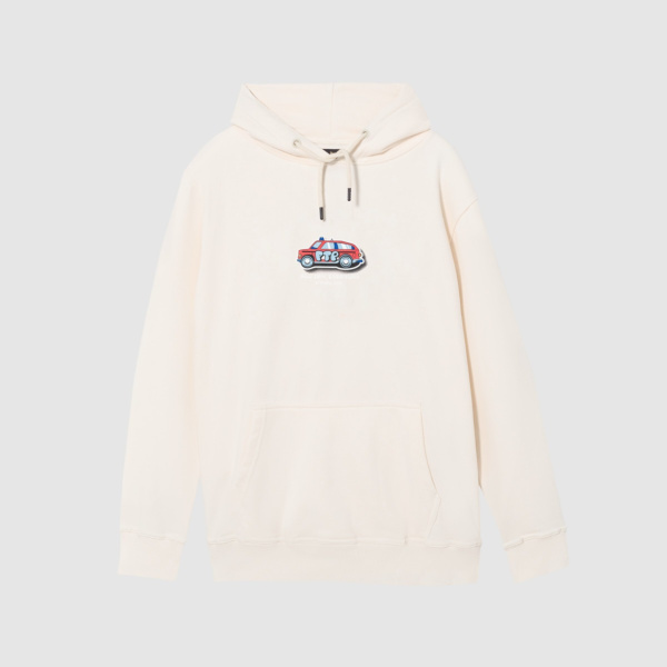 "1312" Off White Hooded Sweat