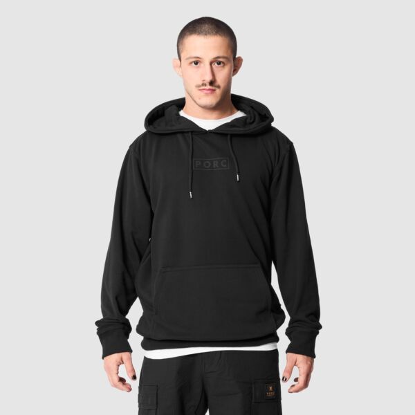 "Nugget" All Black Hooded Sweat
