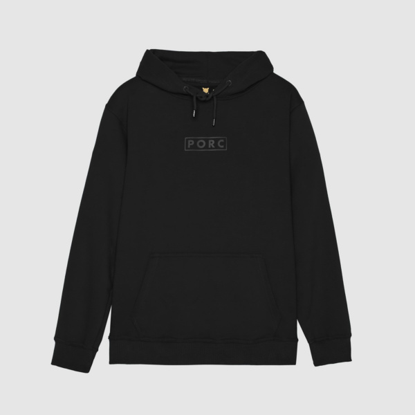 "Nugget" All Black Hooded Sweat