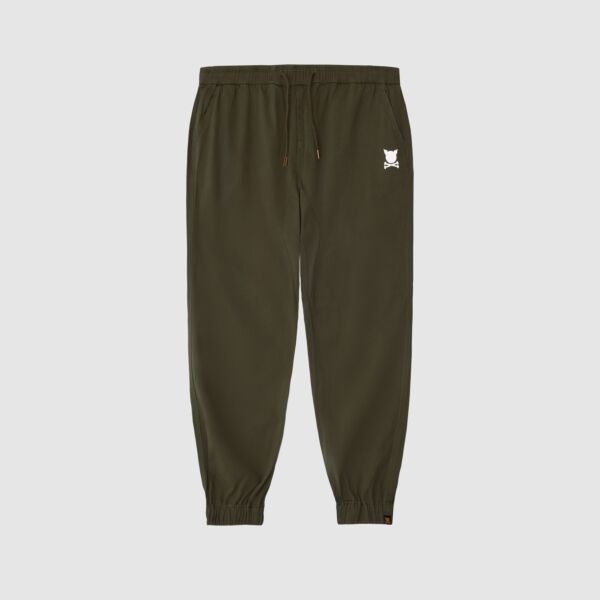 "Essential Logo" Olive Joggers