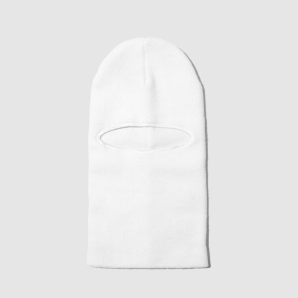 "Incognito" White Ski Mask