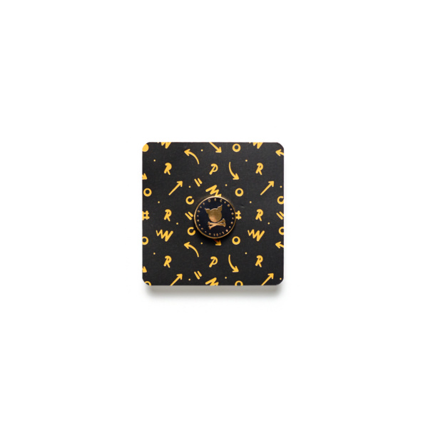 "Full Moon" Metallic Pin