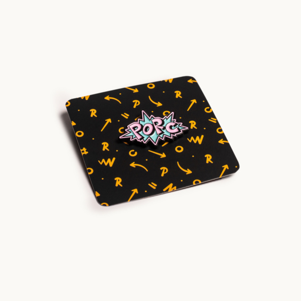 "Pop" Metallic Pin