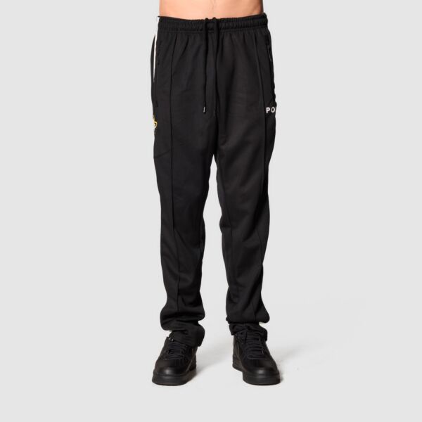 "League" Black/White Track Pants