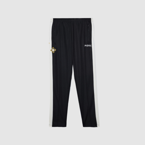 "League" Black/White Track Pants