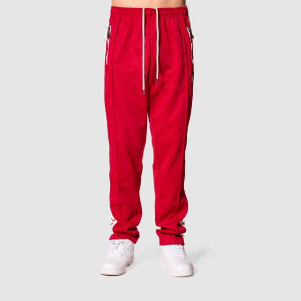 "Proof" Red Track Pants