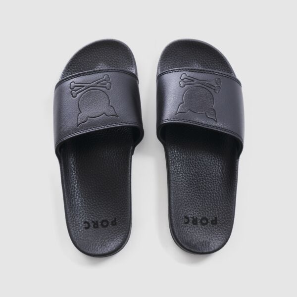 "Major" Black/Black Slides