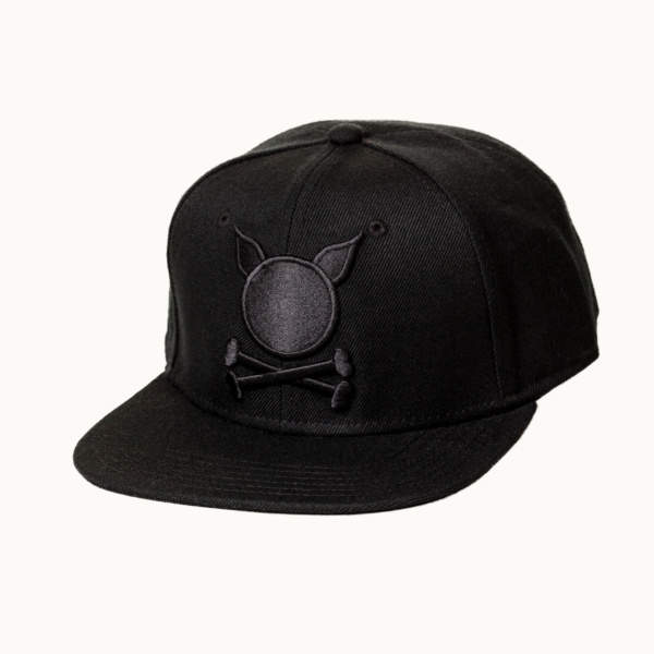 "Logo" Premium Snapback All Black