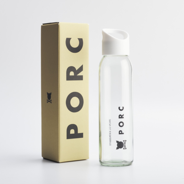 "Elements" White Hydration Bottle