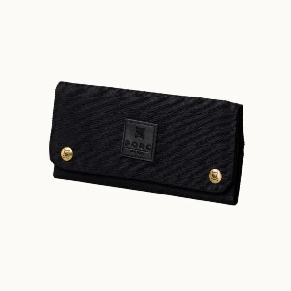"Logo" All Black Tobacco Wallet