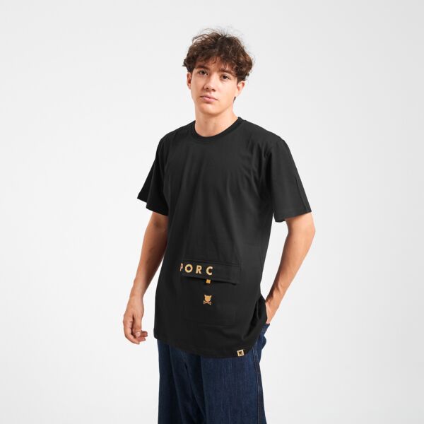 "Determined" Black Pocket T-Shirt