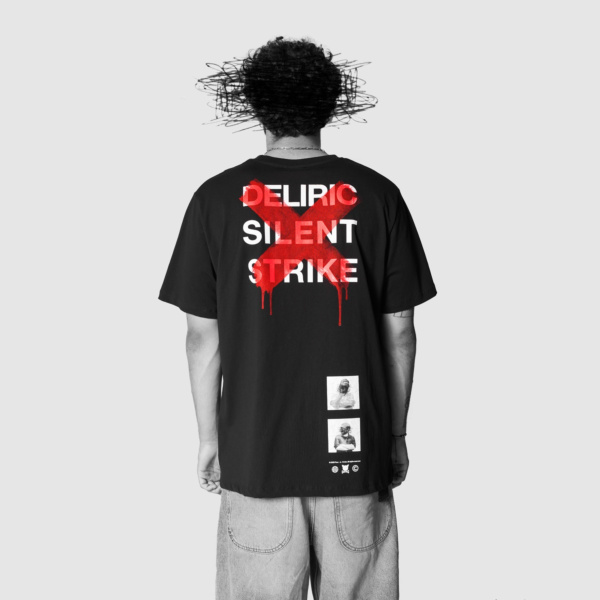 "DXSSIII_007" Black T-Shirt