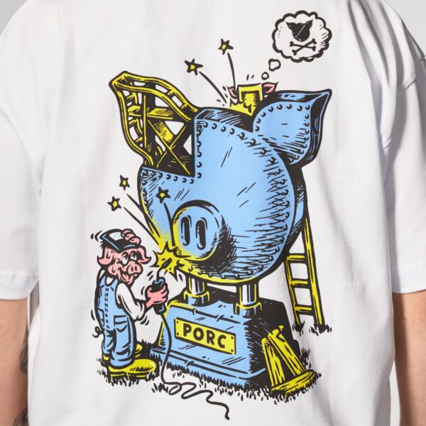 "Fixer" White T-Shirt