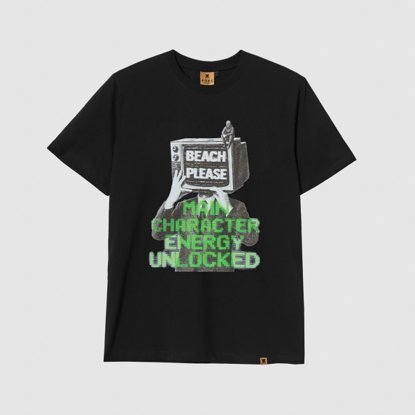 "Main Character" Black T-Shirt