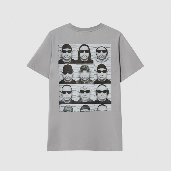 "Mugshot" Grey T-Shirt