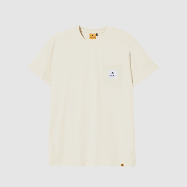 "Reflective Label" Off White T-Shirt