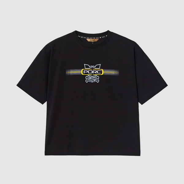 "Stripe" Black T-Shirt
