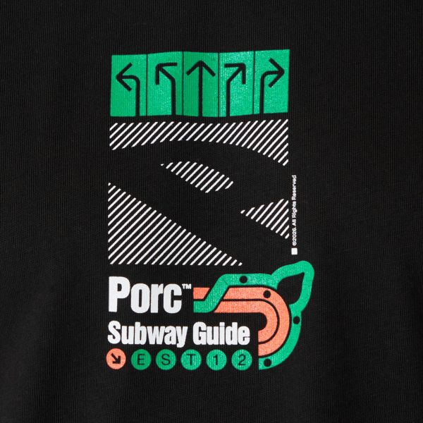 "Transfer" Black T-Shirt