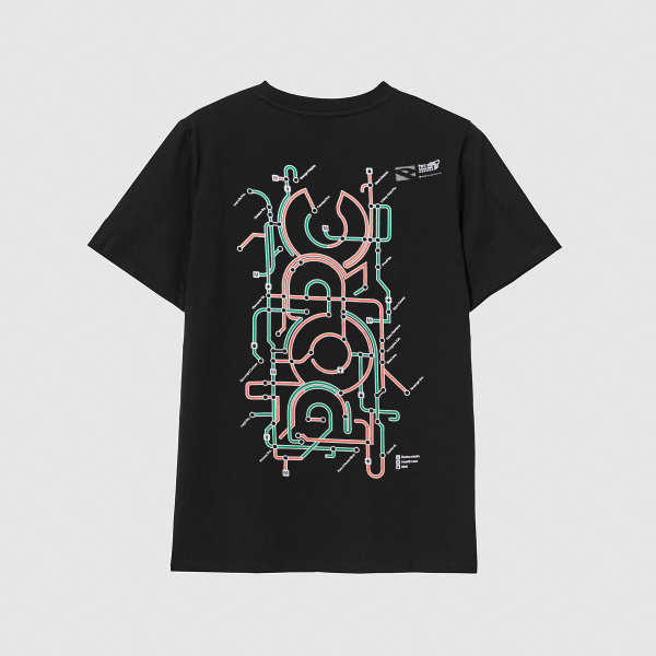 "Transfer" Black T-Shirt