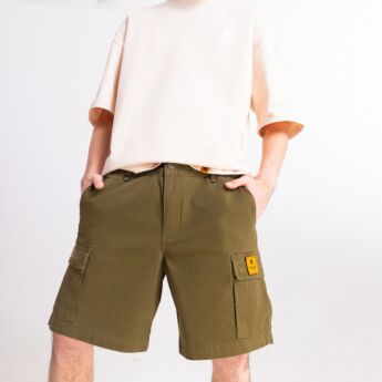 "Collect" Olive Cargo Shorts