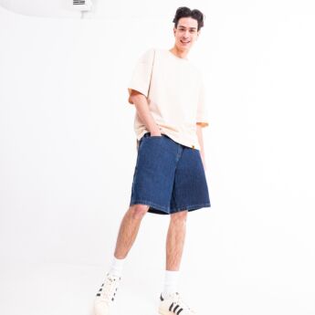 "Notorious" Indigo Denim Shorts
