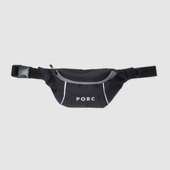 "Incognito" Black Reversible Hip Bag