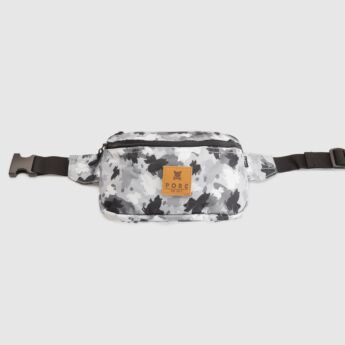 "Camouflage" Grey Hip Bag