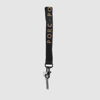 "Elements" Black/Brown Small Keystrap