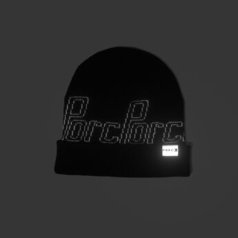 "Tilted" Reflective Beanie