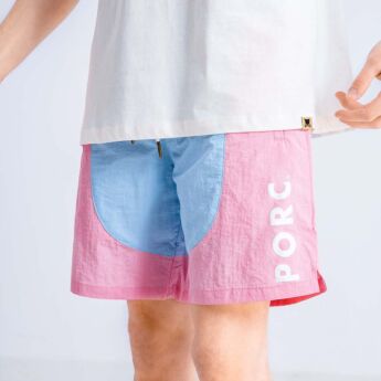 "Container" Pink/Blue Shorts
