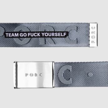"TGFY" Charcoal Belt