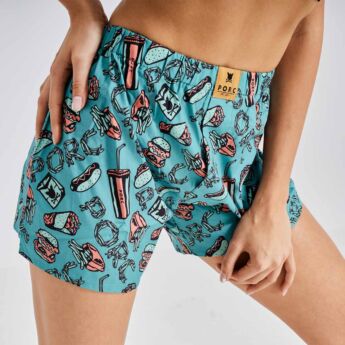 "Fast Food" Multicolor Boxer Shorts