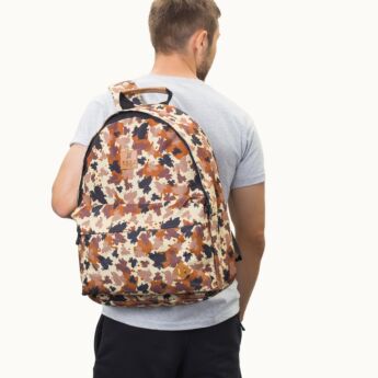 "Camouflage" Brown Backpack