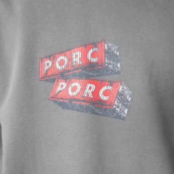 "Cargo" Charcoal Hooded Sweat
