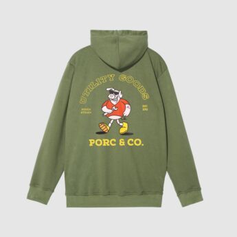 "Utility" Zipper Hooded Sweat