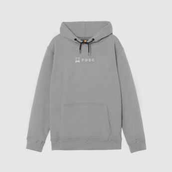 "Vital" Charcoal Hooded Sweat