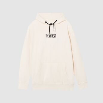 "Nugget" Off White Hooded Sweat
