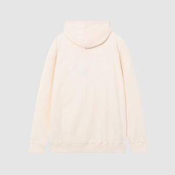 "Nugget" Off White Hooded Sweat