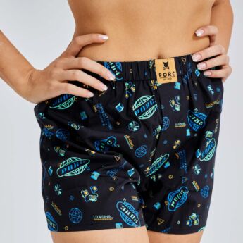 "Internet" Multicolor Boxer Shorts