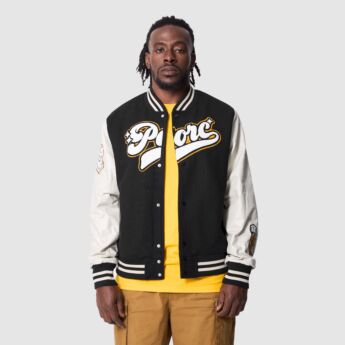 "League" Black/White Jacket