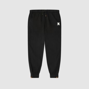 "Essential Logo" Black Joggers