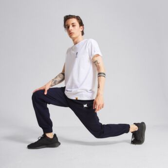 "Essential Logo" Navy Joggers