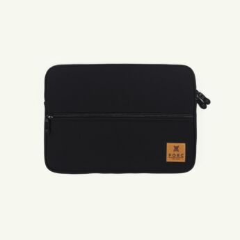 "Logo" Black Laptop sleeve