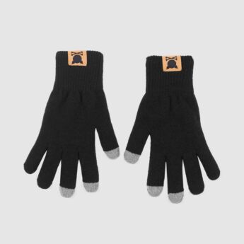"Crooked" Black Touchscreen Gloves
